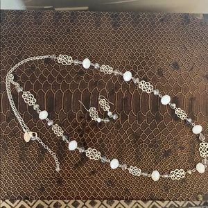 White House Black Market Earring and Necklace Set